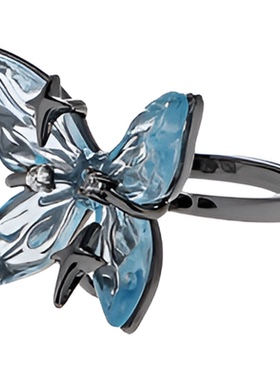 蝴蝶戒指女小众设计高级感清冷气质时尚个性指环节日礼物穿搭季节