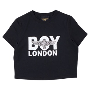 BOYLONDON夏季女款印花舒适潮牌时尚休闲街头短袖T恤W01926