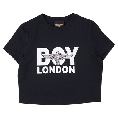 BOYLONDON夏季女款印花舒适潮牌时尚休闲街头短袖T恤W01926