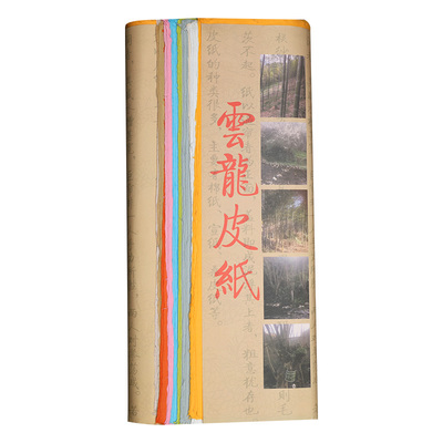云龙长纤维皮纸书法半生半熟宣纸
