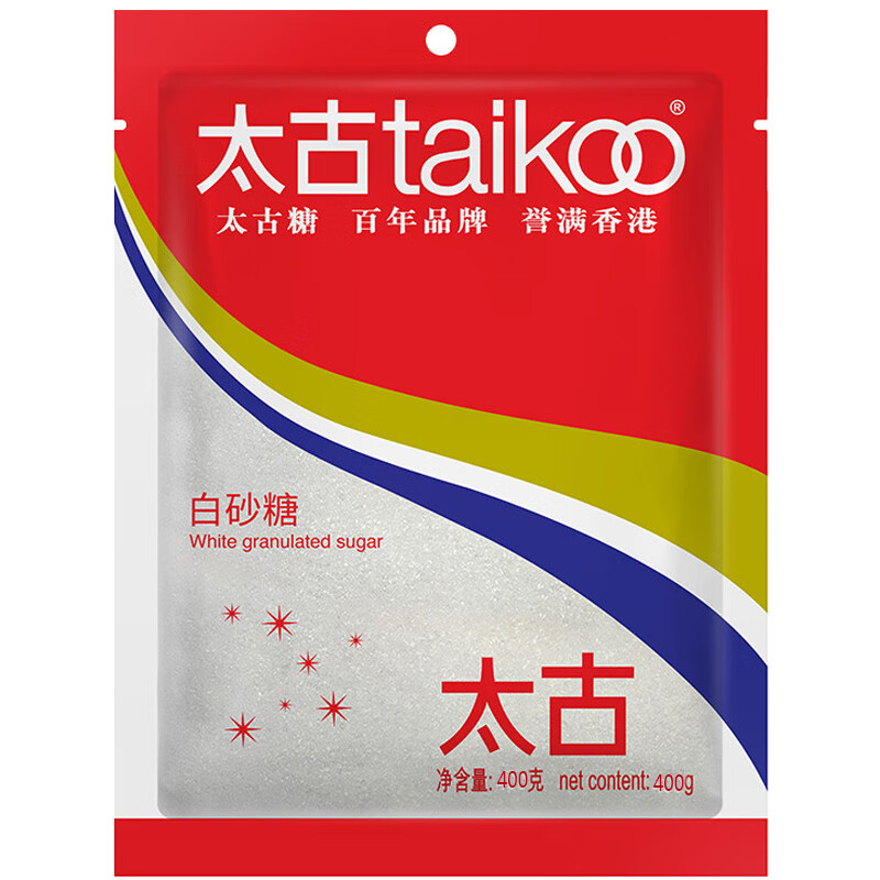 太古一级白砂糖袋装400g和1kg