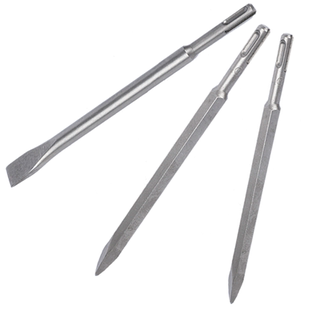 【杰盛优品】圆柄两坑两槽电锤电镐钢凿铬合金水泥冲击SDS-PLUS夹