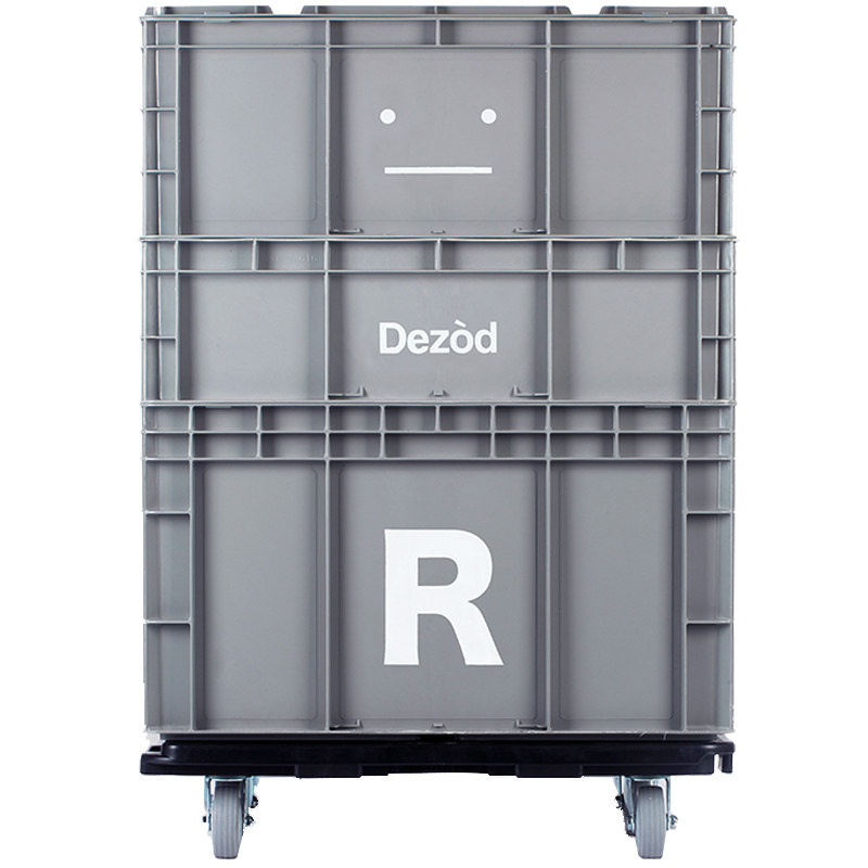 Dezòd超大收纳箱工业风任意堆叠储物车载店铺陈列可当茶几