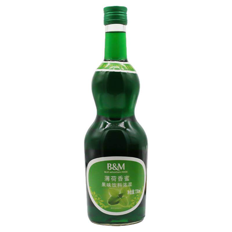 bm蓝山香蜜薄荷果露730ml可调