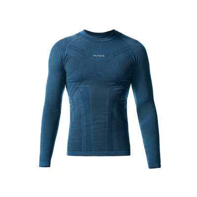 美利奴羊毛一体织运动上衣长裤