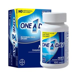 拜耳One A Day男女士复合维生素D3番茄红素维生素C