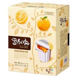 韩国进口花泉蜂蜜柚子柠檬西柚青葡萄红枣生姜茶浓缩液体速溶果茶