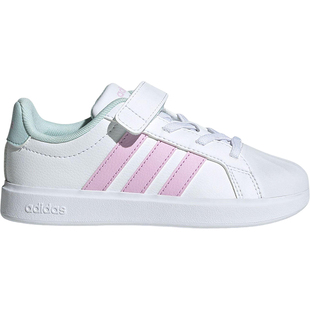 Adidas/阿迪达斯正品STREETTALK EL小童魔术贴低帮板鞋JQ8599