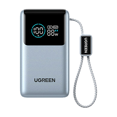 【充电宝3C认证可上飞机】绿联55W能量湃10000毫安新款充电宝小巧便携适用苹果17小米移动电源正品