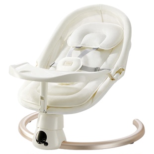 爱贝迪拉躺睡神器电动婴儿摇摇椅哄娃宝宝摇篮摇摇床自主入睡安抚