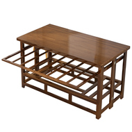 楠竹折叠桌多功能烤火桌