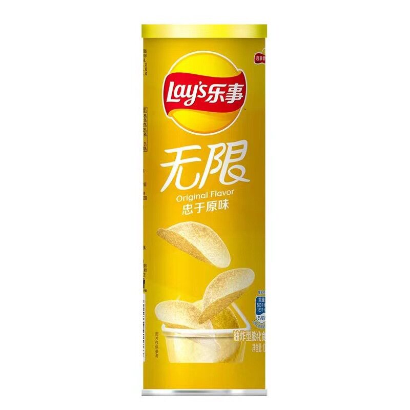 乐事薯片罐装104g追剧休闲零食