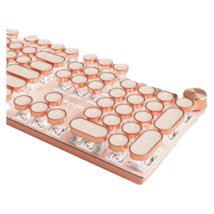 前行者V20无线蓝牙朋克机械键盘鼠标套装复古女生电脑办公高颜值