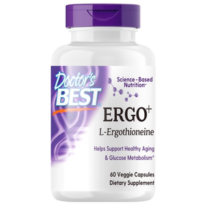 【晁然专享】Doctor's Best多特倍斯光紫瓶麦角硫因pqq胶囊60粒