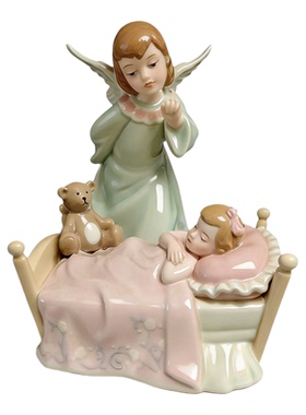 雅致陶瓷天使西班牙创意工艺礼品