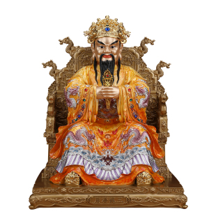 广济龙王菩萨佛像五台山五爷像体真身树脂摆件家用供奉龙五爷神像
