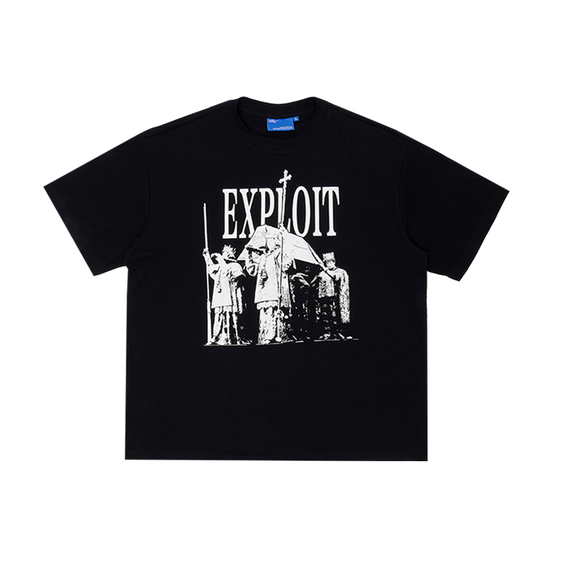 opfor 24ss 奥代尔棉短宽百搭vintage乐队BAND TEE 人像图案短袖