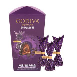 GODIVA歌帝梵臻粹双重夹心巧克力糖果生日礼物女神节礼盒