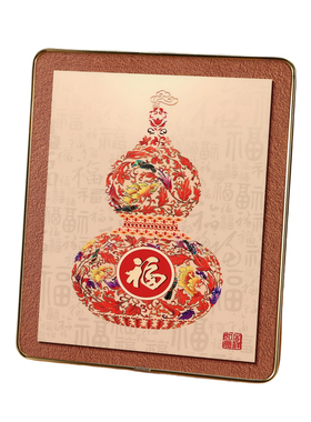 新中式中古风摆台相框装饰画