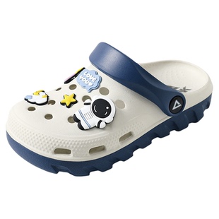 匹克儿童洞洞鞋男童夏季拖鞋2026新款宝宝软底户外中大童防滑拖鞋