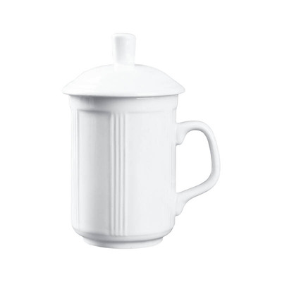 陶瓷纯白色新款宾馆客房包邮茶杯