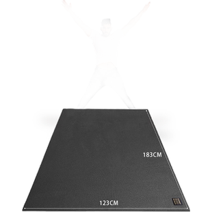 183*123cm可穿鞋运动健身垫GXMMAT运动垫防滑跳绳瑜伽垫隔音减震