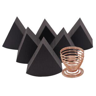 帕瑞诗光面三角海绵粉扑12块小果冻超软美妆蛋化妆球皮面干湿两用