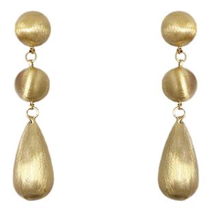 法式复古金色螺旋耳夹女独特设计时尚无耳洞耳环轻奢气质长款耳饰