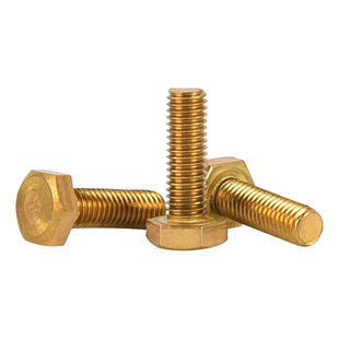 黄铜螺丝外六角螺栓 外六角螺丝电力螺丝M4m5m6m8m10m12M14M16M20