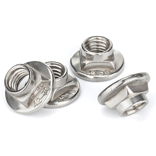 304不锈钢马车螺母货架护栏防拆防脱螺母圆螺帽方颈防盗螺帽M6M8
