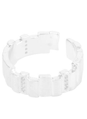 三福休闲工艺金属指环单个 个性时尚小众首饰配饰戒指853028