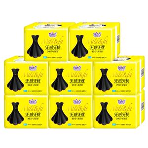 自由点卫生巾夜用290mm无感无忧正品整箱棉柔姨妈巾旗舰店女官网