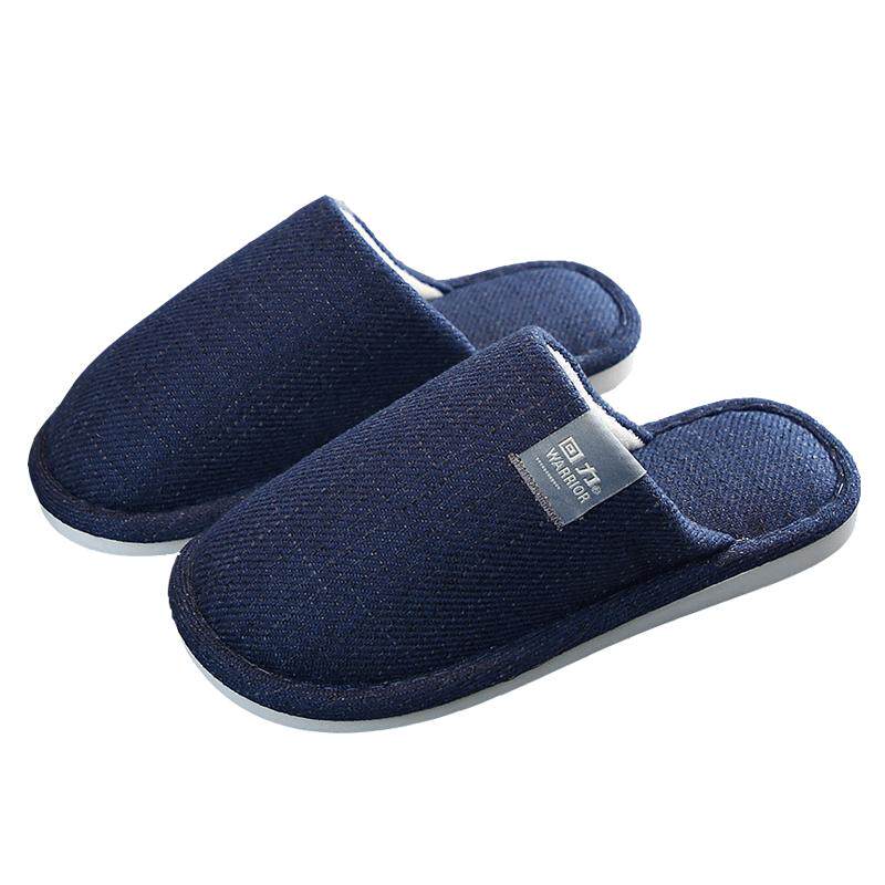 【回力正品】男女情侣布艺拖鞋