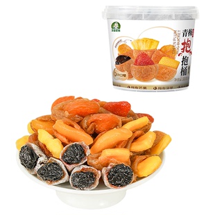 青梅抱抱桶装话梅肉夹心葡萄干果脯酸甜无核蜜饯孕妇梅子有芒零食