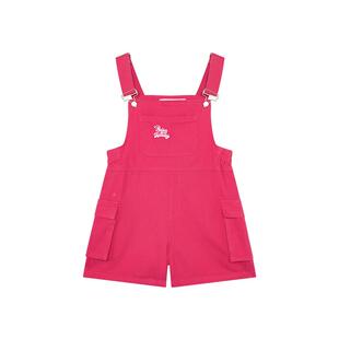 【温果希同款】NOISY TEDDY 25夏新款可爱立体熊女士背带短裤百搭