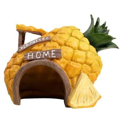 鱼缸造景小摆件躲避蘑菇房菠萝屋