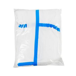一次性防护服透气膜连体防水防尘养殖场喷漆打农药工厂食品工作服
