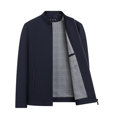 皮尔卡丹立领行政夹克