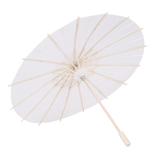 空白油纸伞diy手工绘画伞手绘涂鸦涂色道具儿童幼儿中国风小雨伞