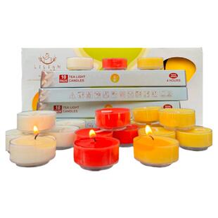 保温煮茶加热菜蜡烛2-4小时压制茶蜡50只餐厅酒店围炉烧烤火漆印