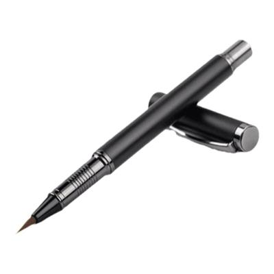 得力钢笔毛笔秀丽笔小楷软头