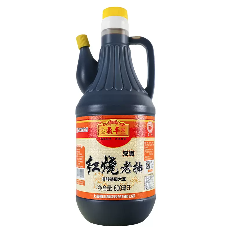 【U先】上海鼎丰红烧老抽800ML酱油凉拌炒菜调料调味品酿造酱油