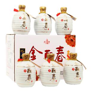 塔牌10年金丽春350ml*6瓶装整箱十年基酒半干型花雕酒绍兴产黄酒