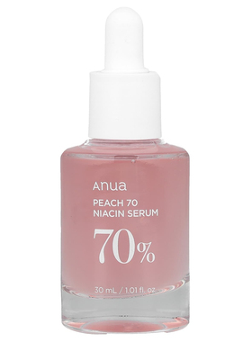 Anua,Peach 70% Niacin Serum, 1.01 fl oz (30 ml)