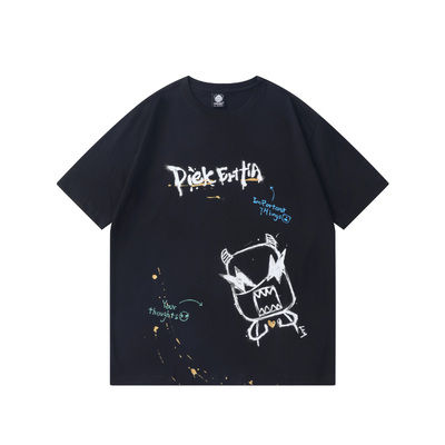 LAMLICKA潮牌休闲小恶魔印花短袖