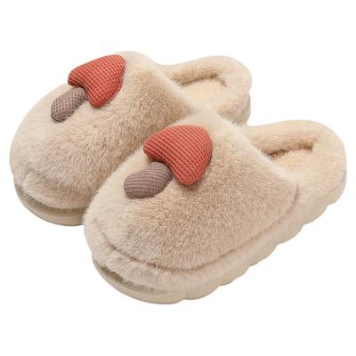 踩屎感棉拖鞋室内家居卡通毛毛绒