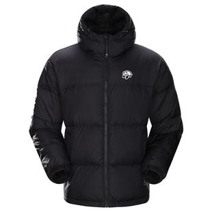 骆驼熊猫泡泡户外羽绒服男冬季加厚保暖好看冬装外套黑色面包服女