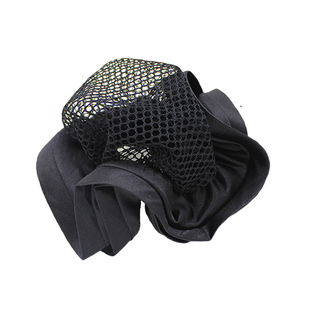 新款头花发网盘发网兜酒店空姐商务抓网发套职业发饰工作抓夹包邮