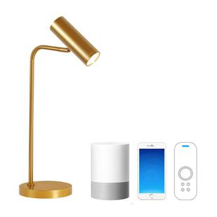 全铜台灯轻奢高级感书房书桌金色美式欧式办公工作台灯卧室床头灯