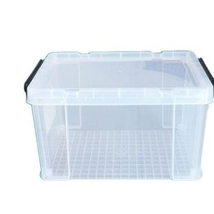 超大手提盒冷冻藏收纳箱塑料盒子透明加高食品保鲜盒密封整理厨房